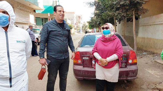 اهتمام طبى كبير داخل قرية محمد صلاح بعد إصابته بكورونا (41)