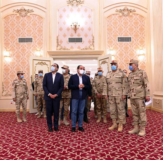 الرئيس عبد الفتاح السيسي يتفقد مقر مركز قيادة الدولة الاستراتيجي بالعاصمة الإدارية الجديدة (17)