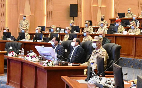 الرئيس عبد الفتاح السيسي يتفقد مقر مركز قيادة الدولة الاستراتيجي بالعاصمة الإدارية الجديدة (13)
