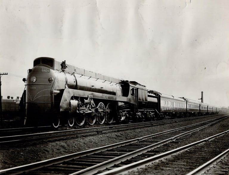 صورة قديمة للقطار