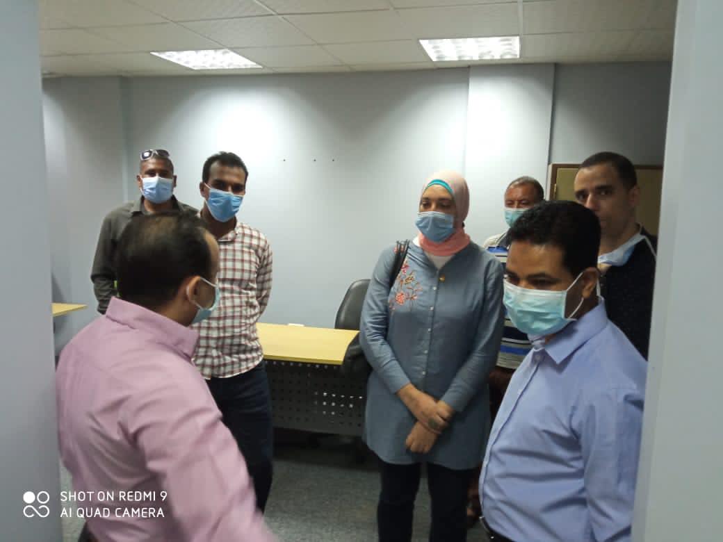مستشفى حميات الأقصر تستقبل فريقين من وزارة الصحة للتفتيتش  (9)