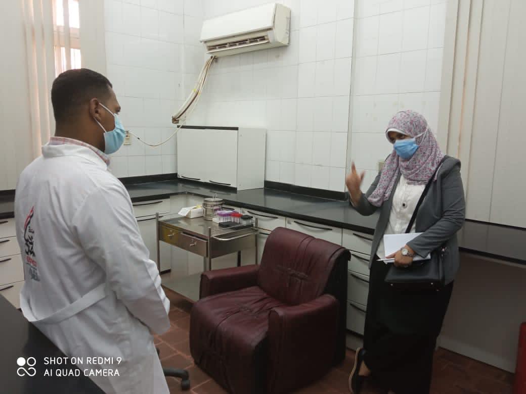 مستشفى حميات الأقصر تستقبل فريقين من وزارة الصحة للتفتيتش  (2)