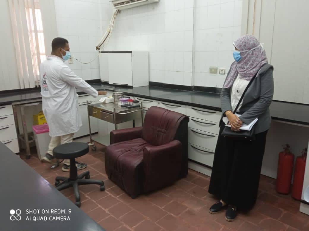 مستشفى حميات الأقصر تستقبل فريقين من وزارة الصحة للتفتيتش  (8)