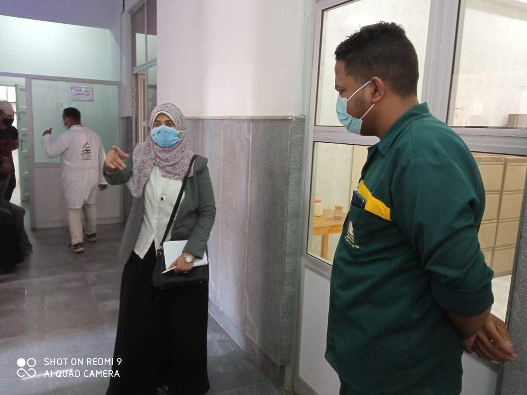 مستشفى حميات الأقصر تستقبل فريقين من وزارة الصحة للتفتيتش  (3)
