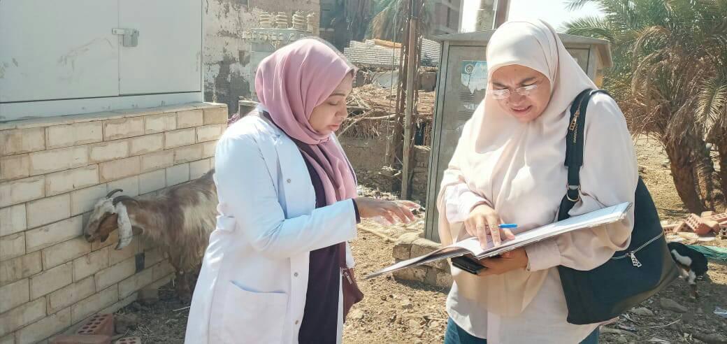 تنفيذ أعمال التحصينات البيطرية والترقيم والتسجيل بادفو (6)