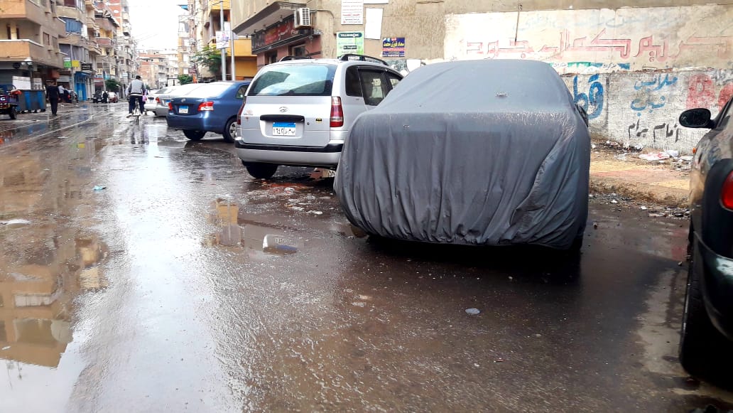 سقوط أمطار غزيرة على محافظة البحيرة (1)