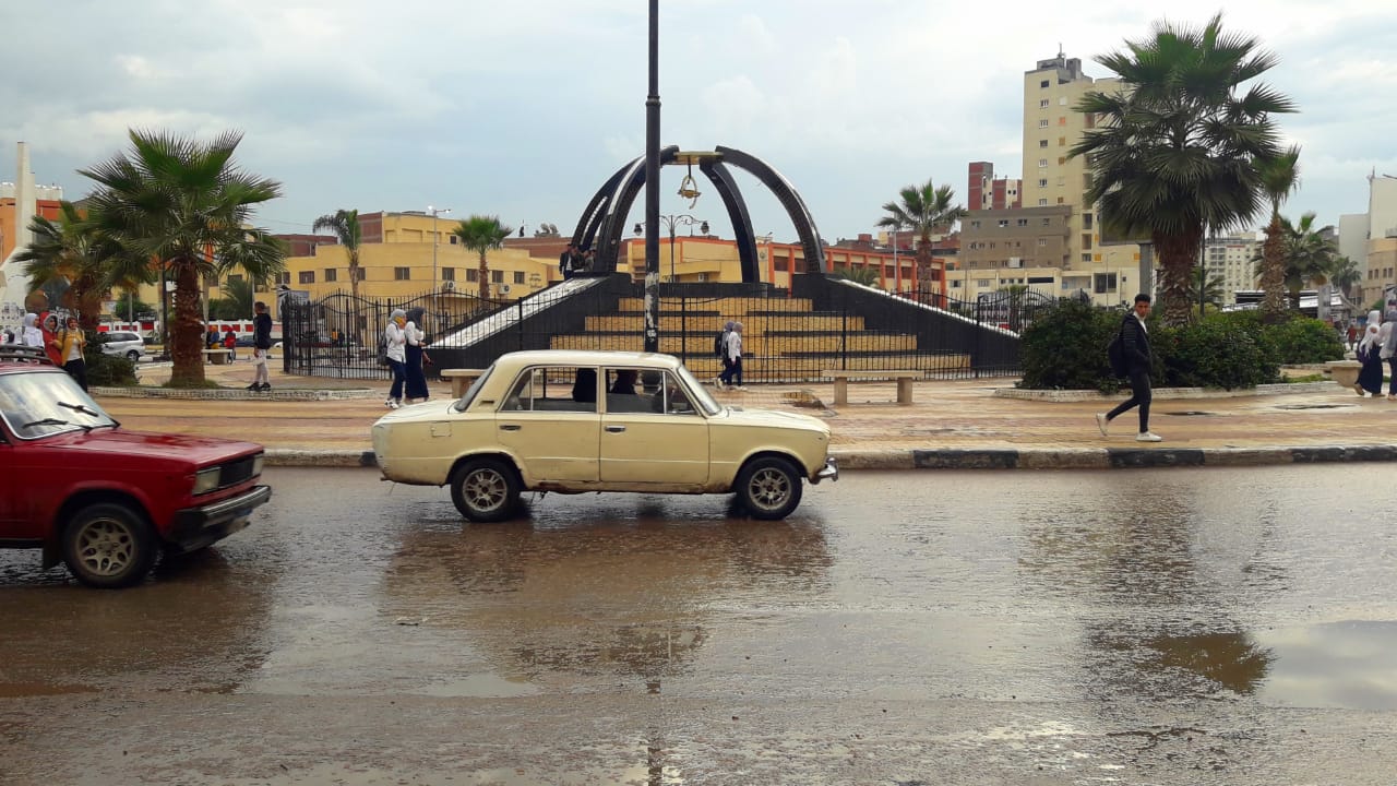 سقوط أمطار غزيرة على محافظة البحيرة (8)
