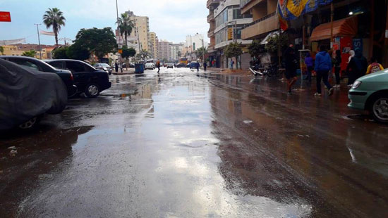 الأمطار تغرق شوارع المحافظات (14)