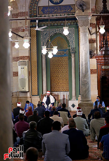 خطبة الجمعة بمسجد الإمام الشافعى (14)