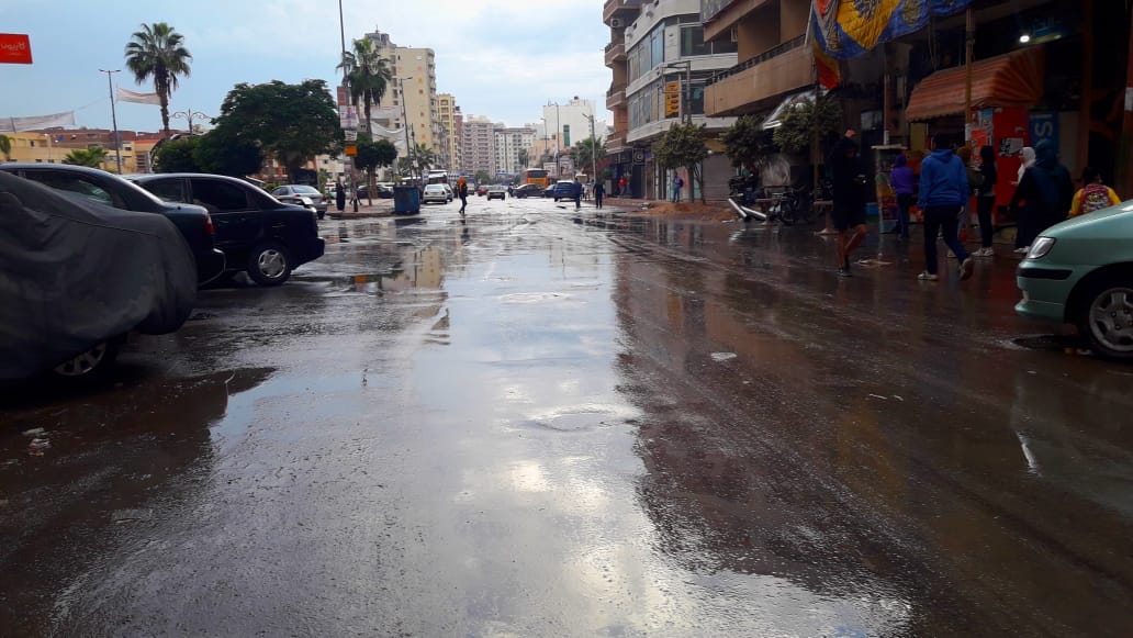 سقوط أمطار غزيرة على محافظة البحيرة (5)