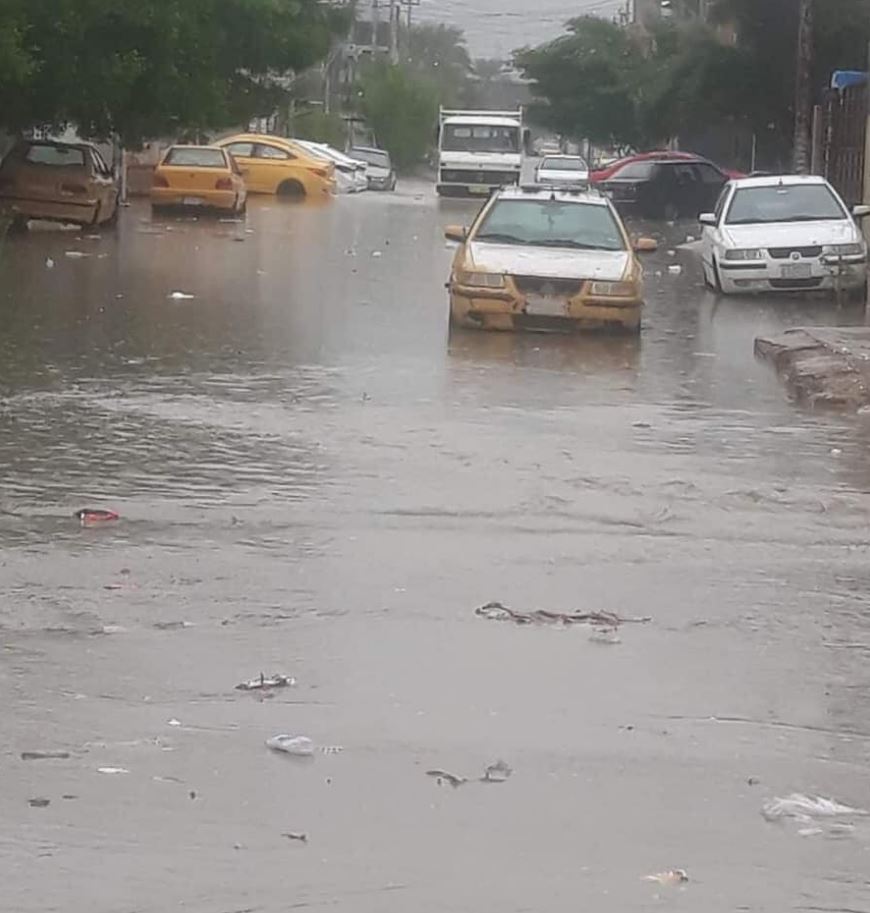 شوارع العراق بعد الأمطار