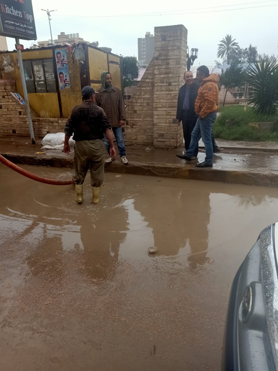 هطول أمطار بكفر الشيخ ورفع المياه من الشوارع (2)