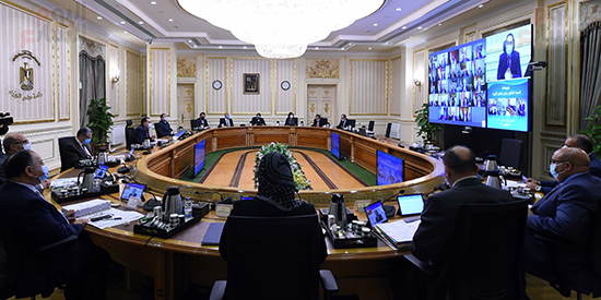  اجتماع مجلس الوزراء، الذي انعقد بتقنية فيديو كونفرانس (6)