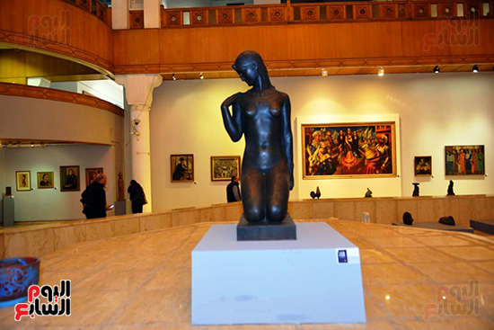 وزيرة الثقافة تفتتح متحف الفن الحديث (8)