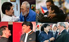 مارادونا ورؤساء اليسار فى امريكا اللاتينية