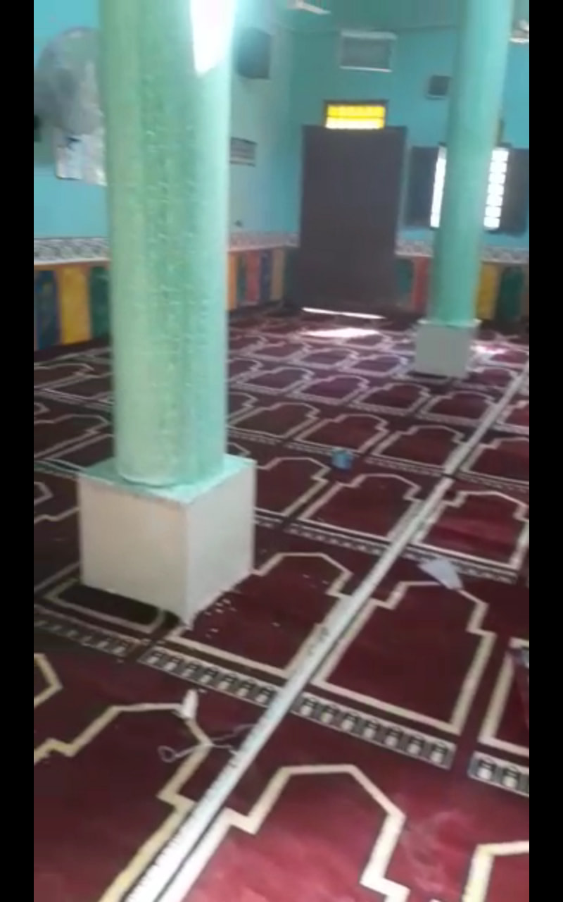 جانب من فرش فرش 3 مساجد بسجاد الوزارة