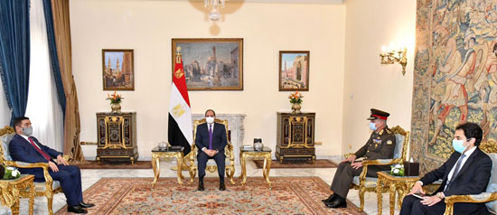 السيسى يبحث مع وزير الدفاع العراقي التعاون الثنائي العسكري بين البلدين