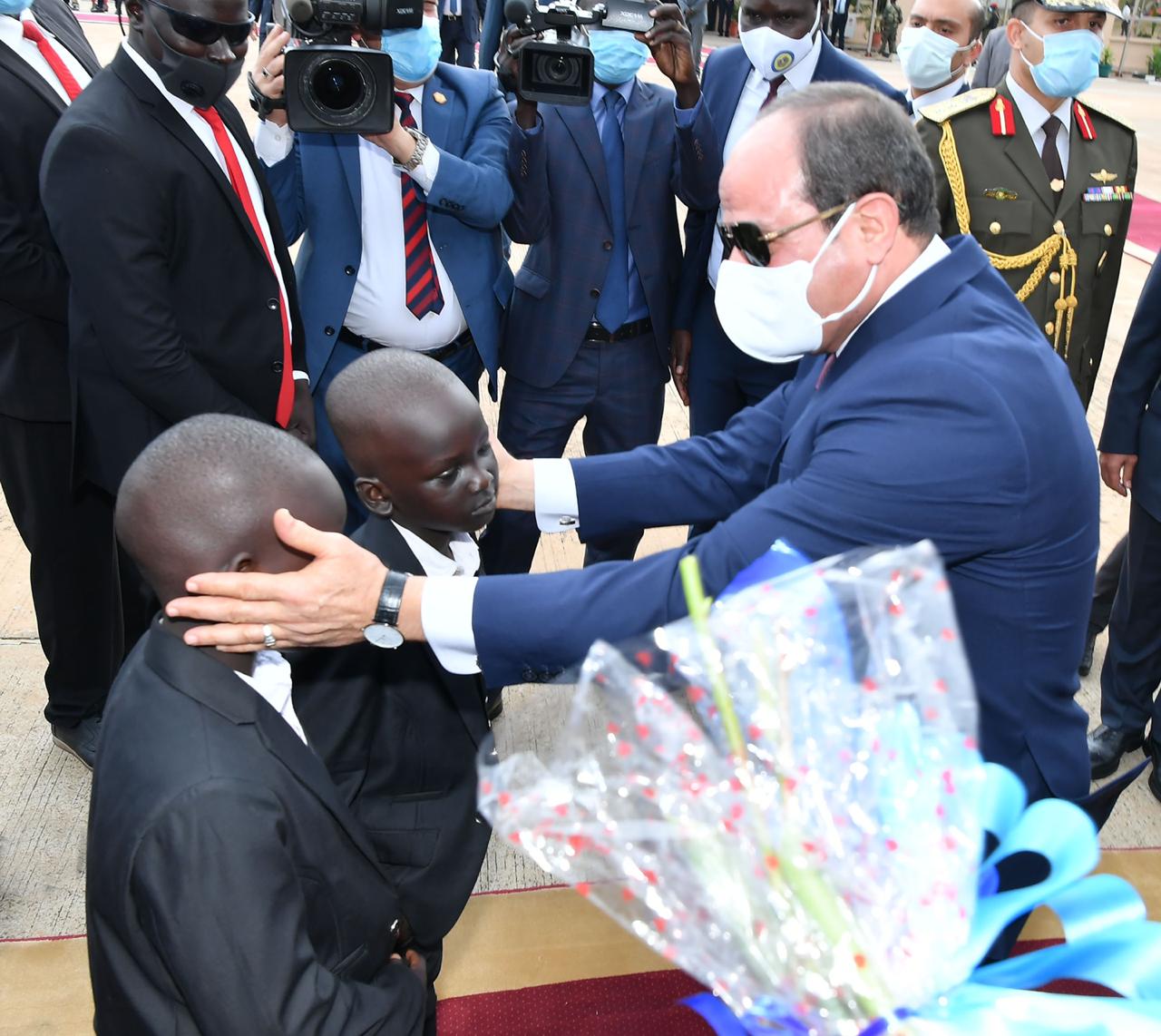 الرئيس السيسى فى عاصمة جنوب السودان