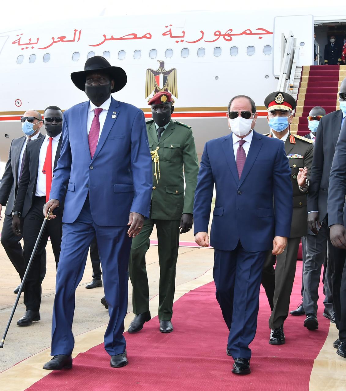 الرئيس السيسى فى عاصمة جنوب السودان (2)