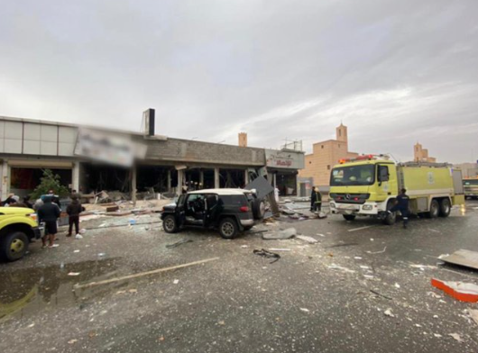 انفجار مطعم الرياض