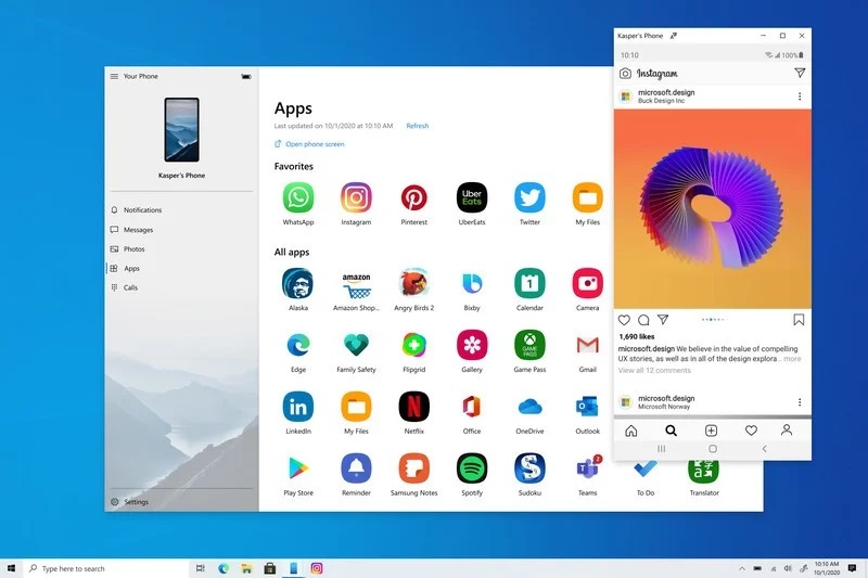 your-phone-android-apps-windows-10