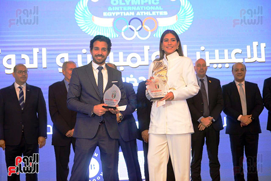 توزيع الجوائز للمنتدى الاول للاعبين الدولين والمصرين  (34)
