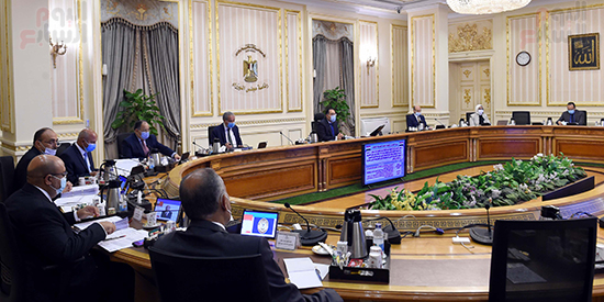اجتماع مجلس الوزراء عبر تقنية الفيديو كونفرانس (1)