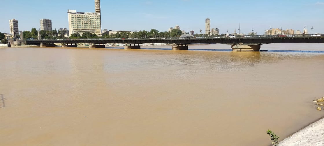 مياه النيل تتحول إلى اللون الأصفر فى القاهرة الكبرى (8)