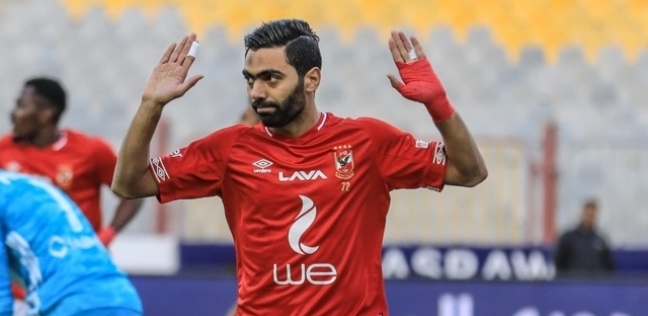 لاعب الأهلى حسين الشحات