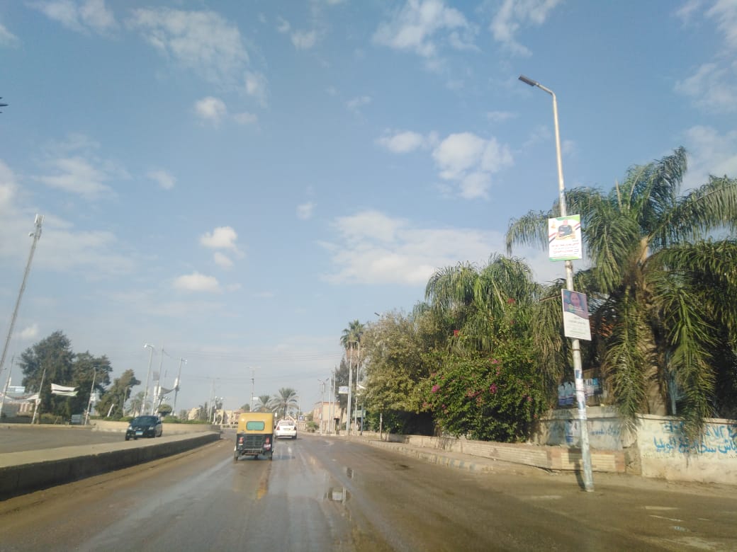 هطول أمطار متوسطة بمدن كفر الشيخ (8)