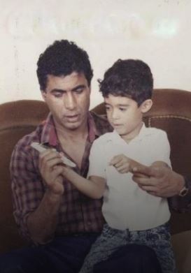 هيثم و والده أحمد زكى