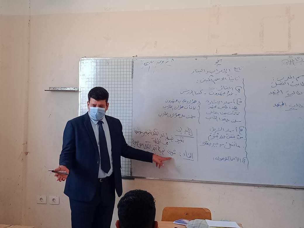 مدير إدارة يوسف الصديق التعليمية بالفيوم يتفقد المدارس (5)