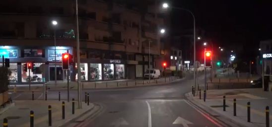 شوارع عاصمة قبرص خالية من المارة