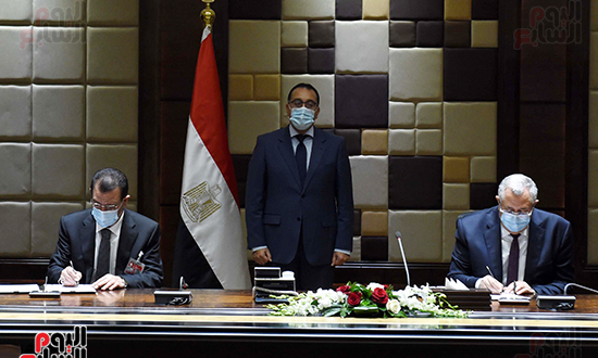 جلسة مباحثات مصرية عراقية (5)