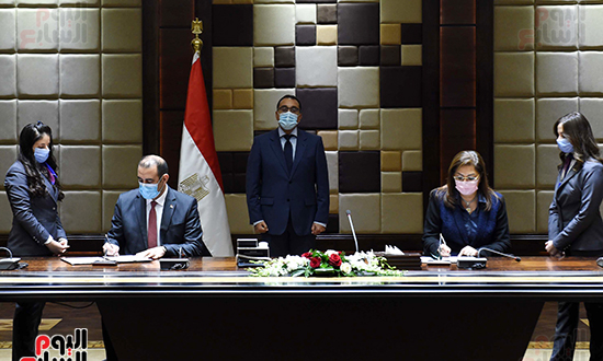 جلسة مباحثات مصرية عراقية (7)