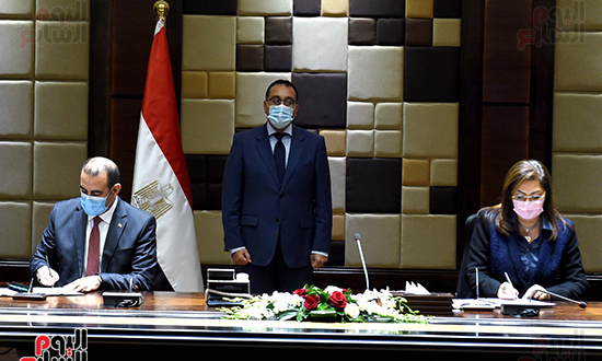 جلسة مباحثات مصرية عراقية (8)