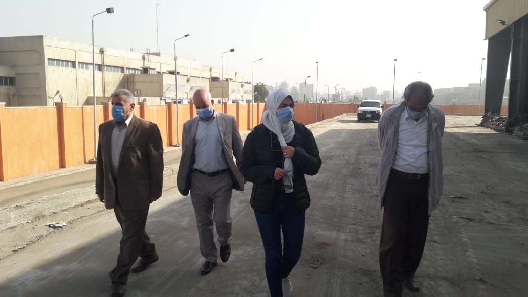 متابعة أعمال المحطة الوسيطة بشبرا الخيمة