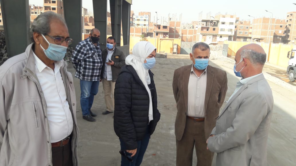 تفقد العمل بالمحطة الوسيطة بشبرا الخيمة