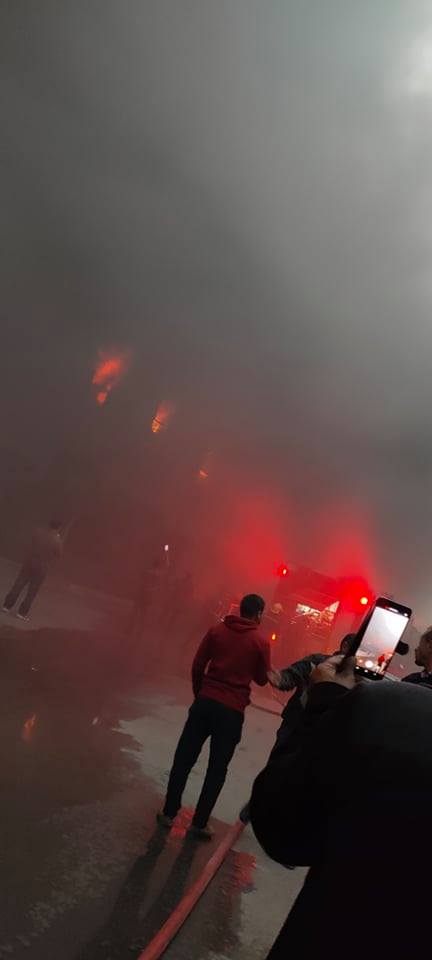حريق هائل بميناء الاسكندرية (4)