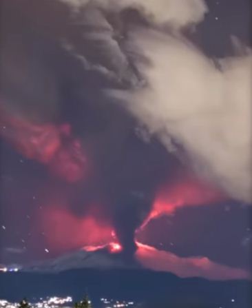 ثوران البركان