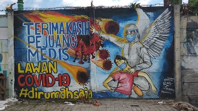لوحة الفنان من اندونيسيا