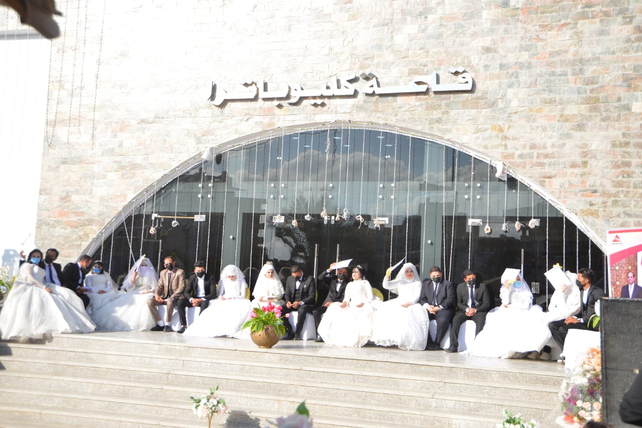  حفل الزفاف الجماعي السنوى بمطروح (2)