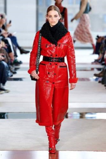 معطف جلد من لونشان Longchamp