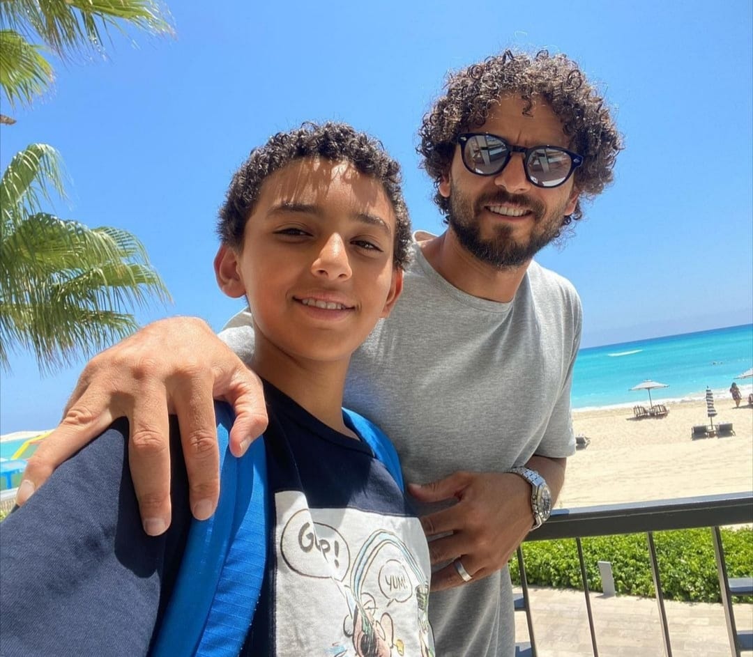حسام غالى ونجله