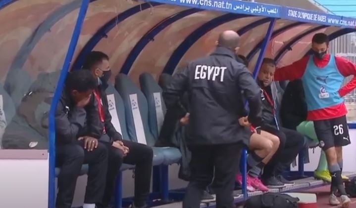 منتخب مصر فى الملعب