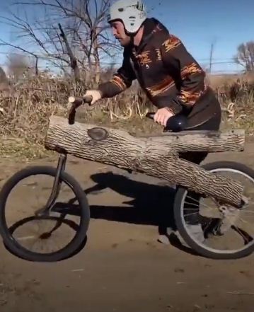 الدراجة الخشبية فى امريكا