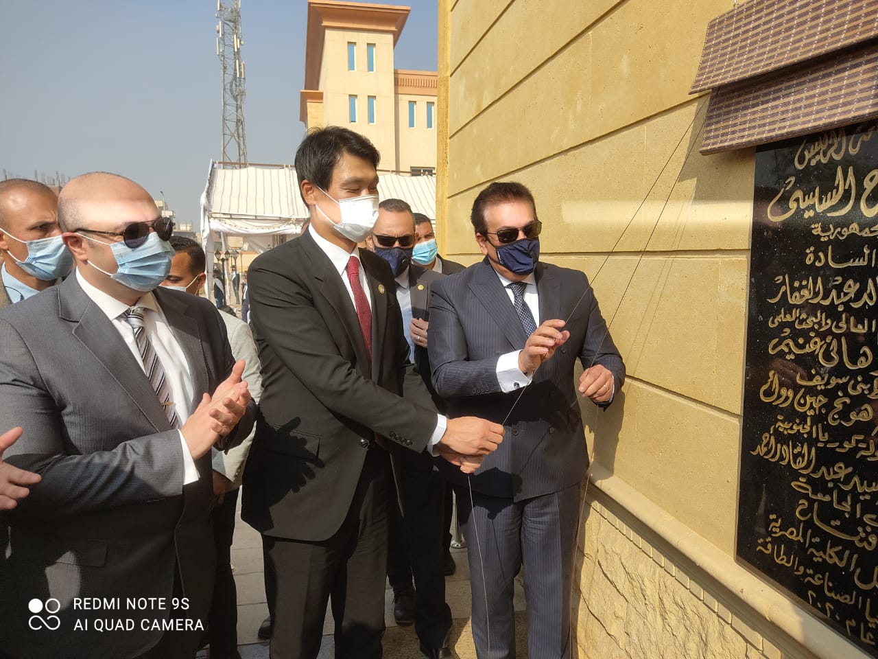 وزير التعليم العالى يفتتح مبنى كلية طب الأسنان بجامعة بنى سويف (1)
