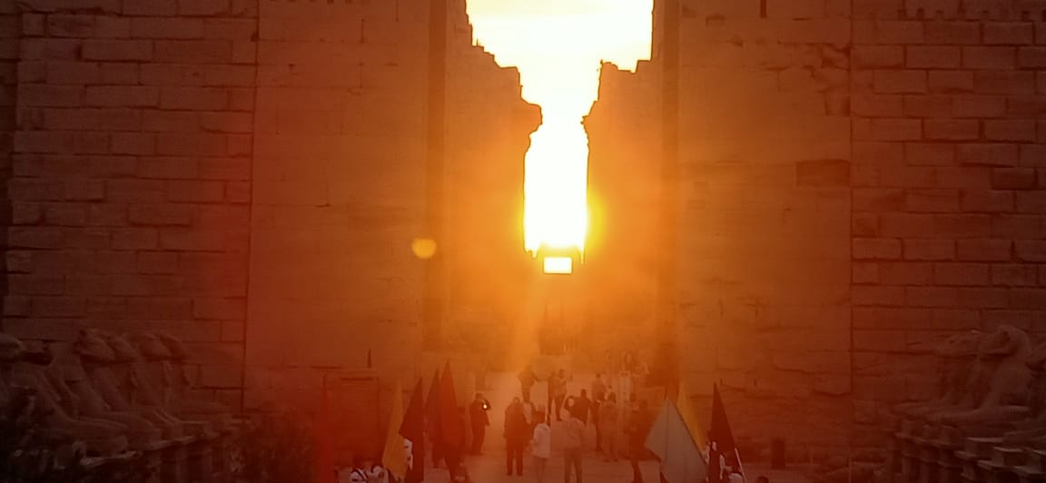احتفالية تعامد الشمس على المحور الرئيسي لمعبد الكرنك (4)