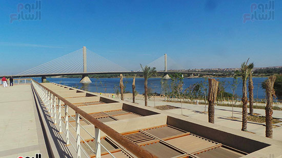 مشروع الممشى السياحى على النيل بمدينة أسوان الجديدة (7)