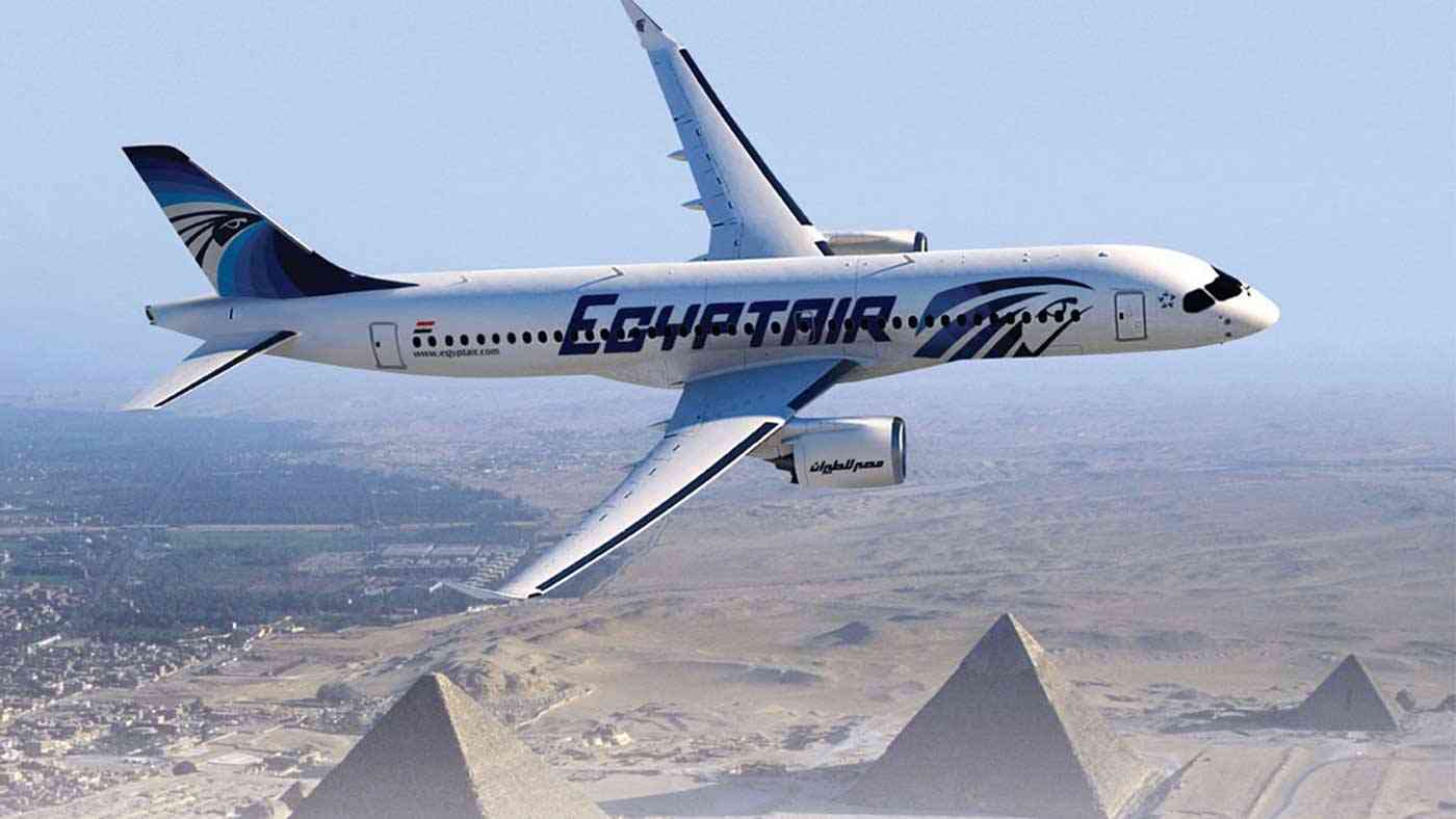أحدى طائرات شركة مصر للطيران